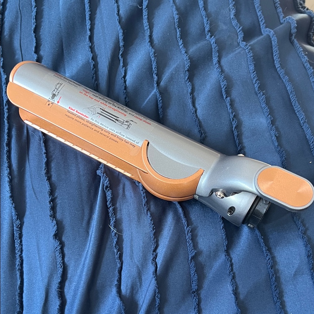 Hair straightener attachment
